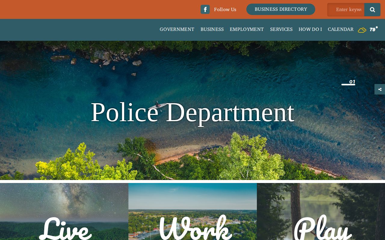 Dent County Salem Police Department official arrest-record source